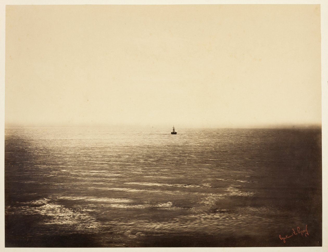Parowiec autorstwa Gustave Le Gray