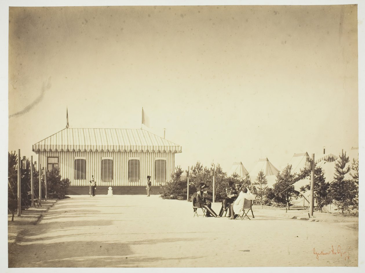 Bez tytułu [oficerowie], 1857. autorstwa Gustave Le Gray