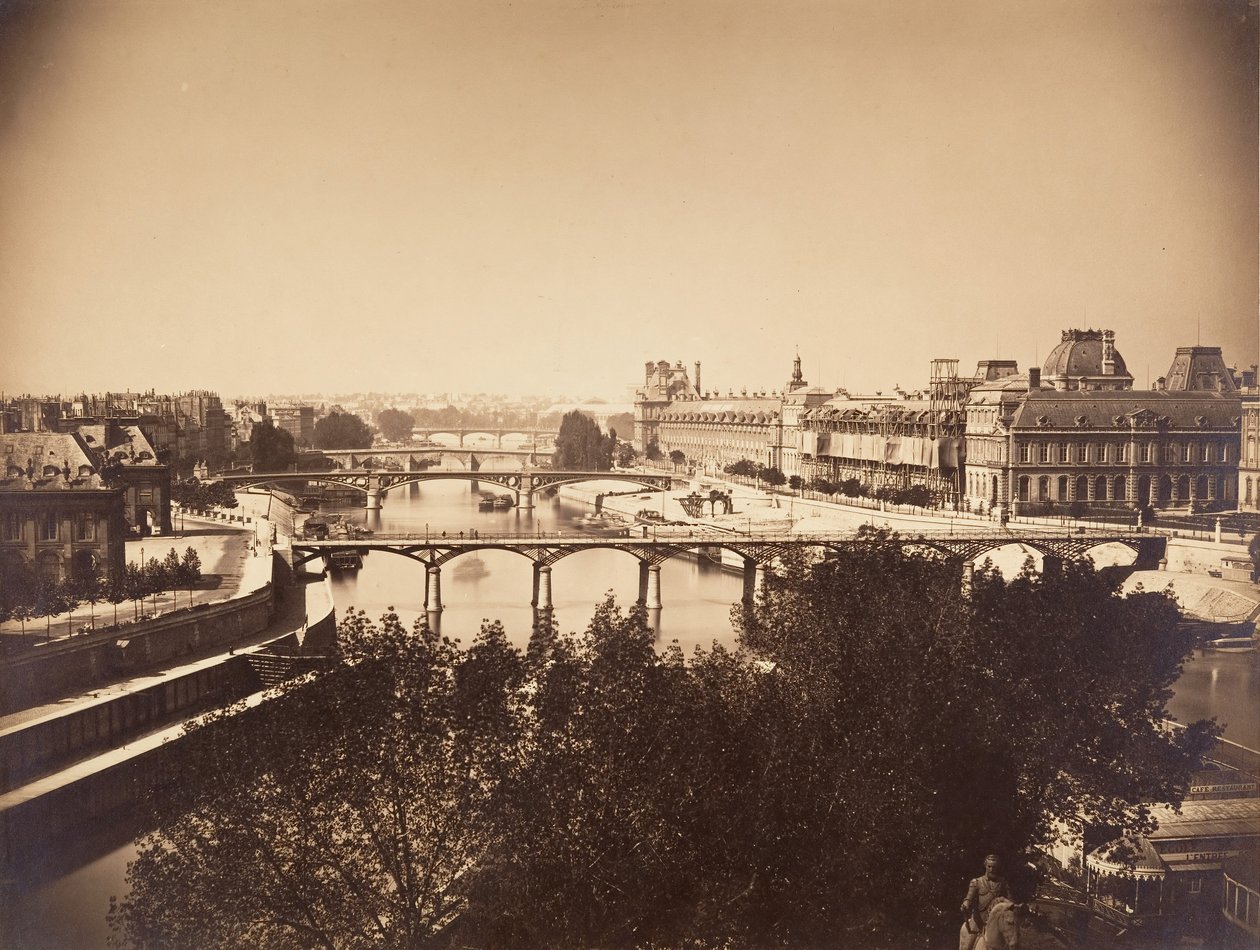 [Widok na Sekwanę, Paryż], 1857. autorstwa Gustave Le Gray