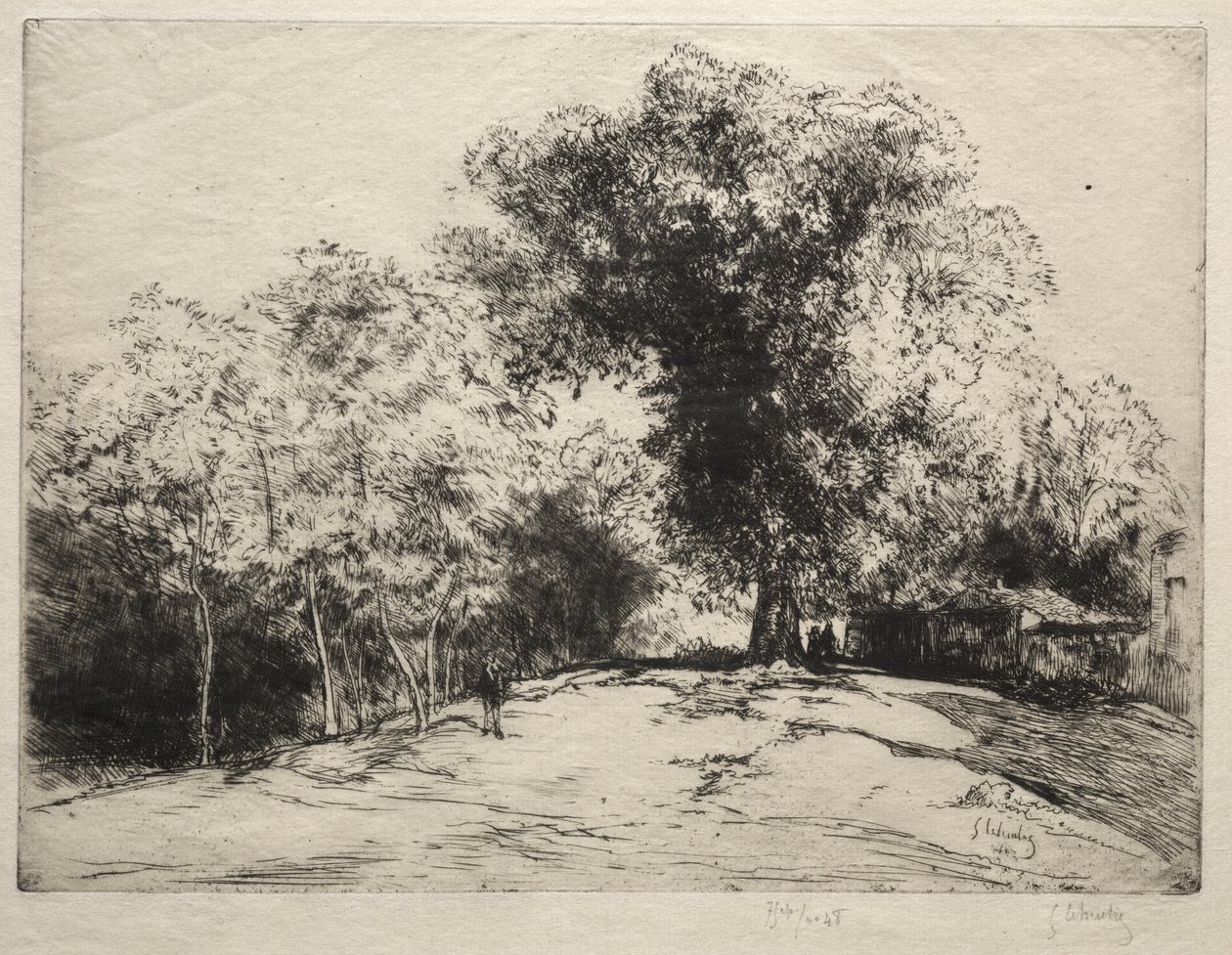 Chodnik. autorstwa Gustave Leheutre