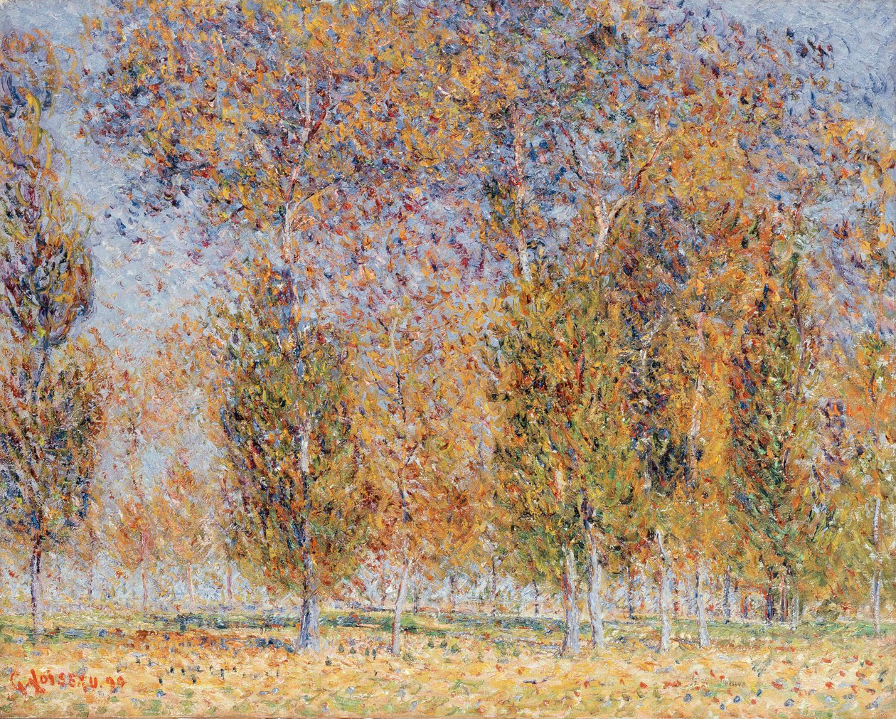 Impresja jesienna, Saint-Cyr-Du-Vaudreuil, 1899 autorstwa Gustave Loiseau