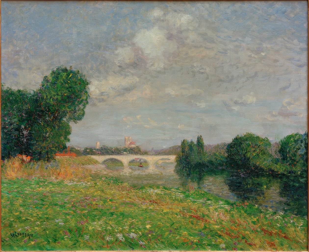 Most Perronet w Nantes autorstwa Gustave Loiseau