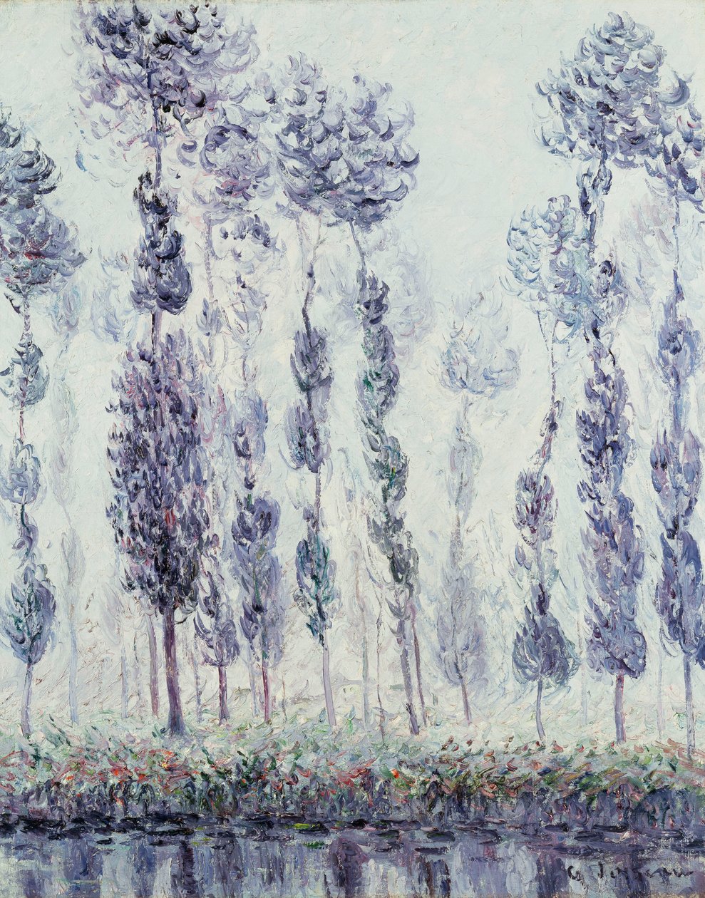 Topole na Eure, 1900 autorstwa Gustave Loiseau