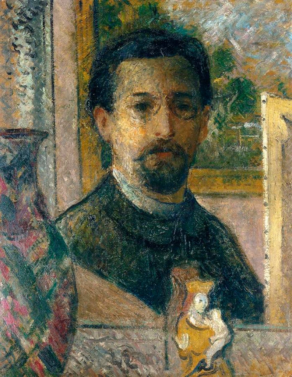 Autoportret, ok. 1916 autorstwa Gustave Loiseau