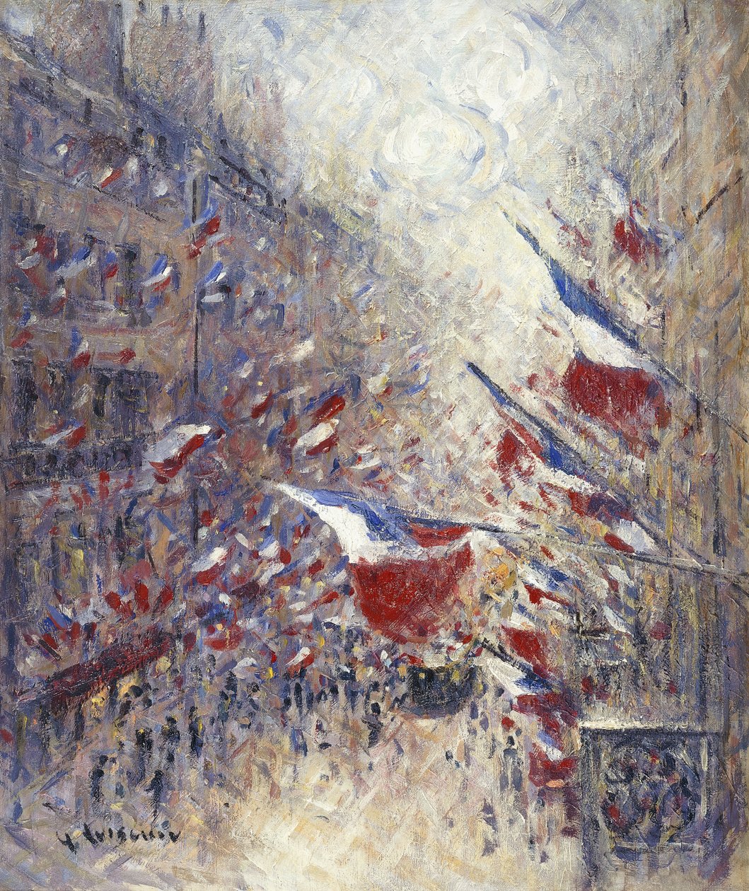 14 lipca w Paryżu, autorstwa Gustave Loiseau