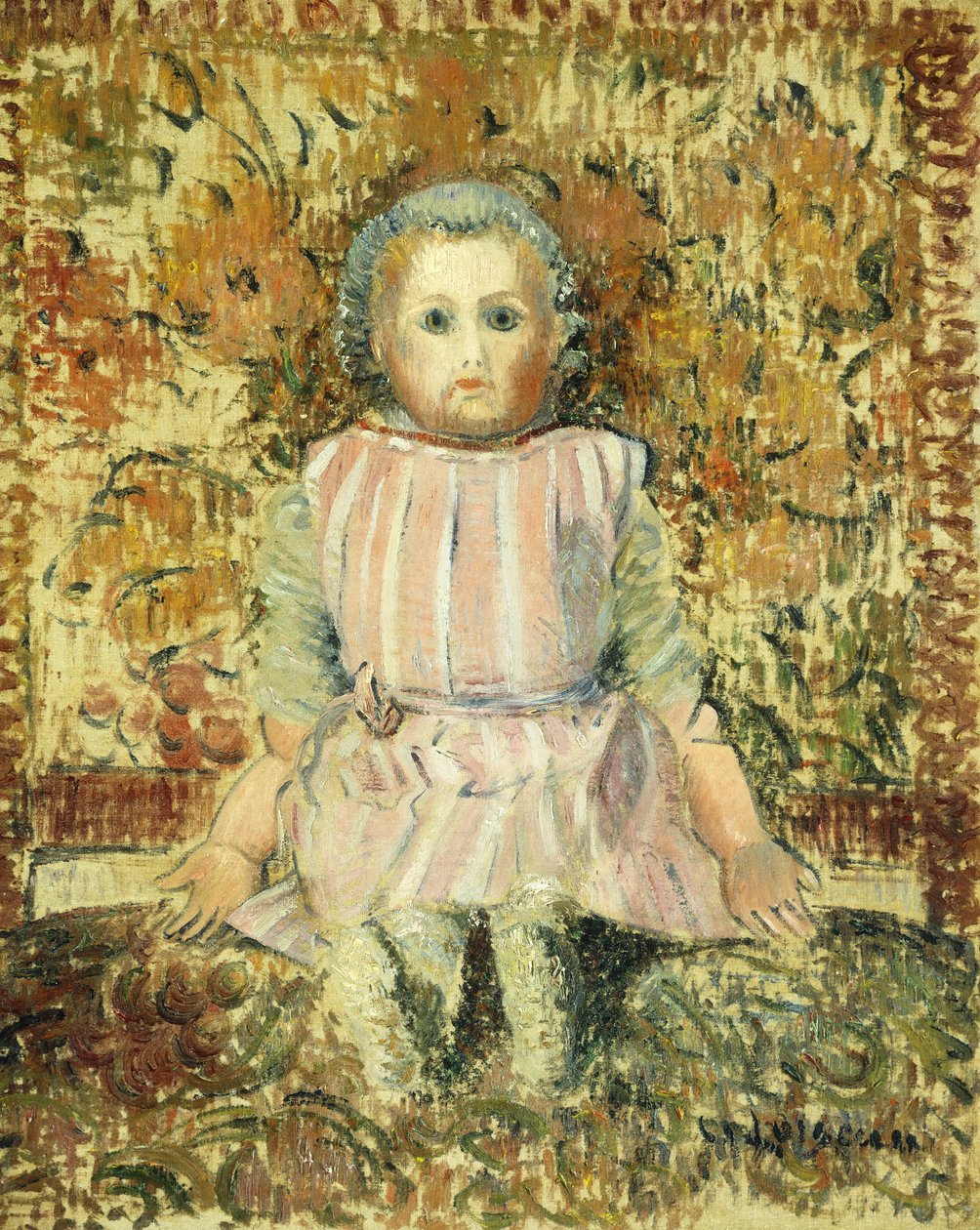 Marionetka; Le Poupee, ok. 1919 autorstwa Gustave Loiseau