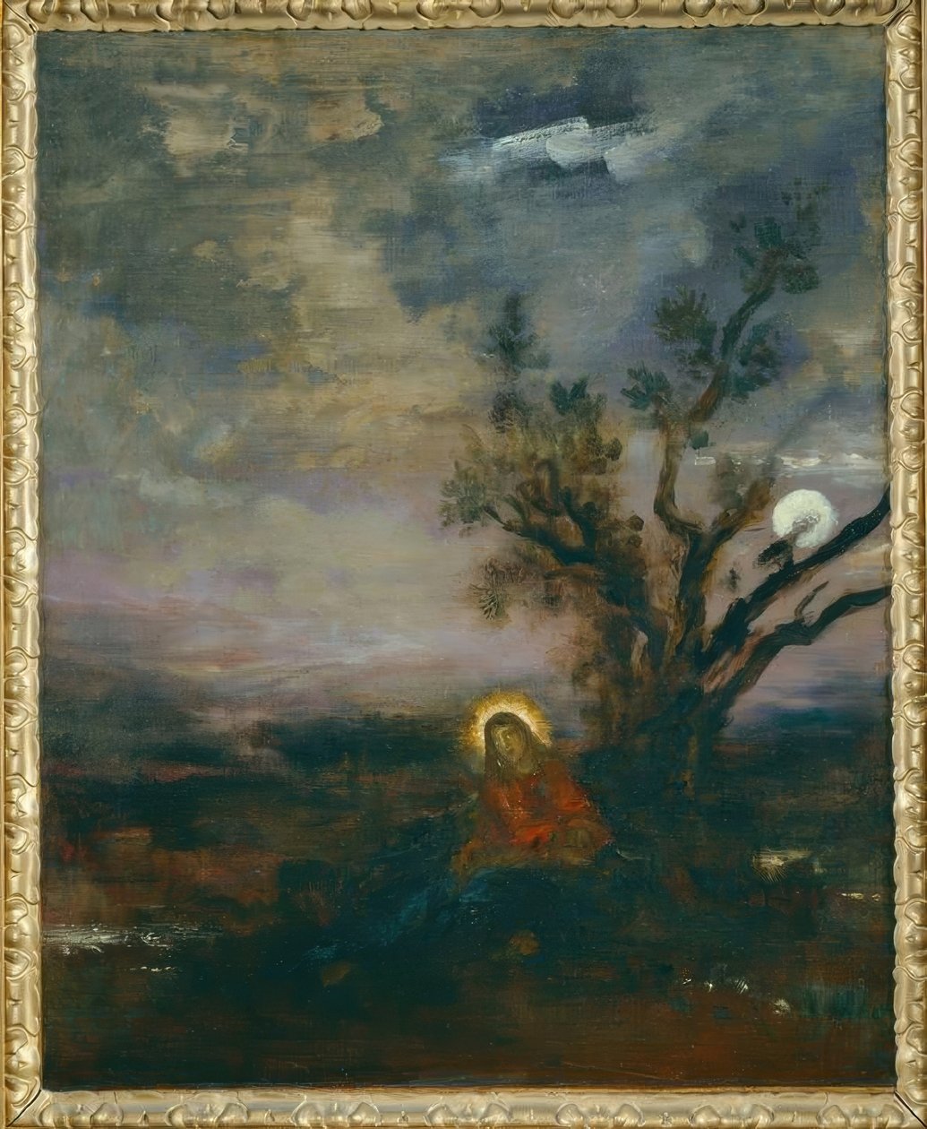 Chrystus w Ogrodzie Oliwnym autorstwa Gustave Moreau