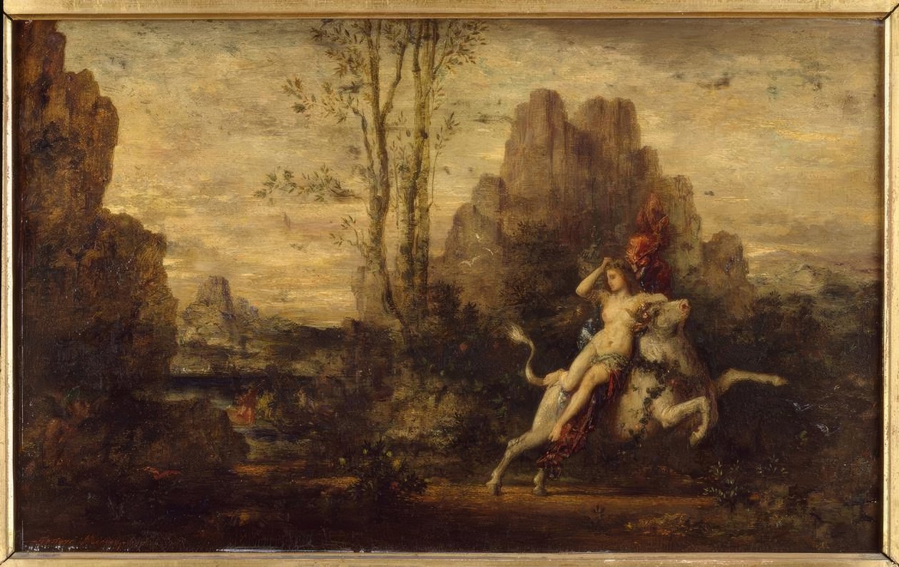 Uprowadzenie Europy autorstwa Gustave Moreau