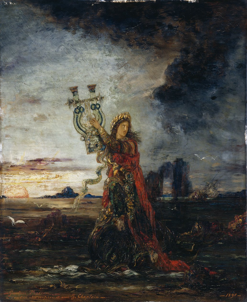 Moreau - Arion, 1891 autorstwa Gustave Moreau