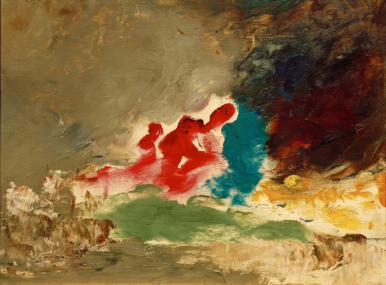 Bez tytułu (kolorowy szkic) autorstwa Gustave Moreau