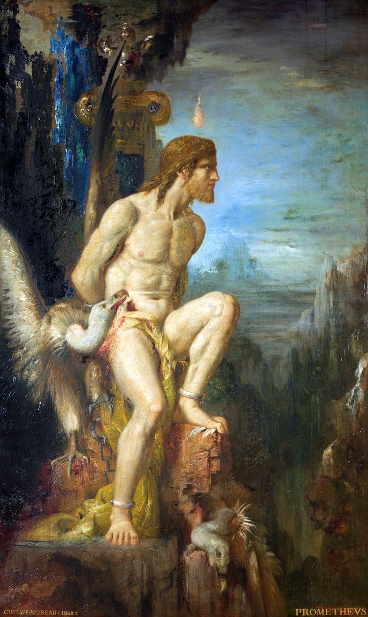 Prometeusz autorstwa Gustave Moreau