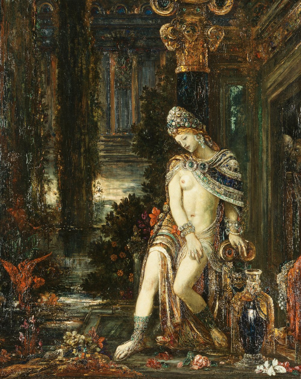 Zuzanna i starsi, c.1895 autorstwa Gustave Moreau