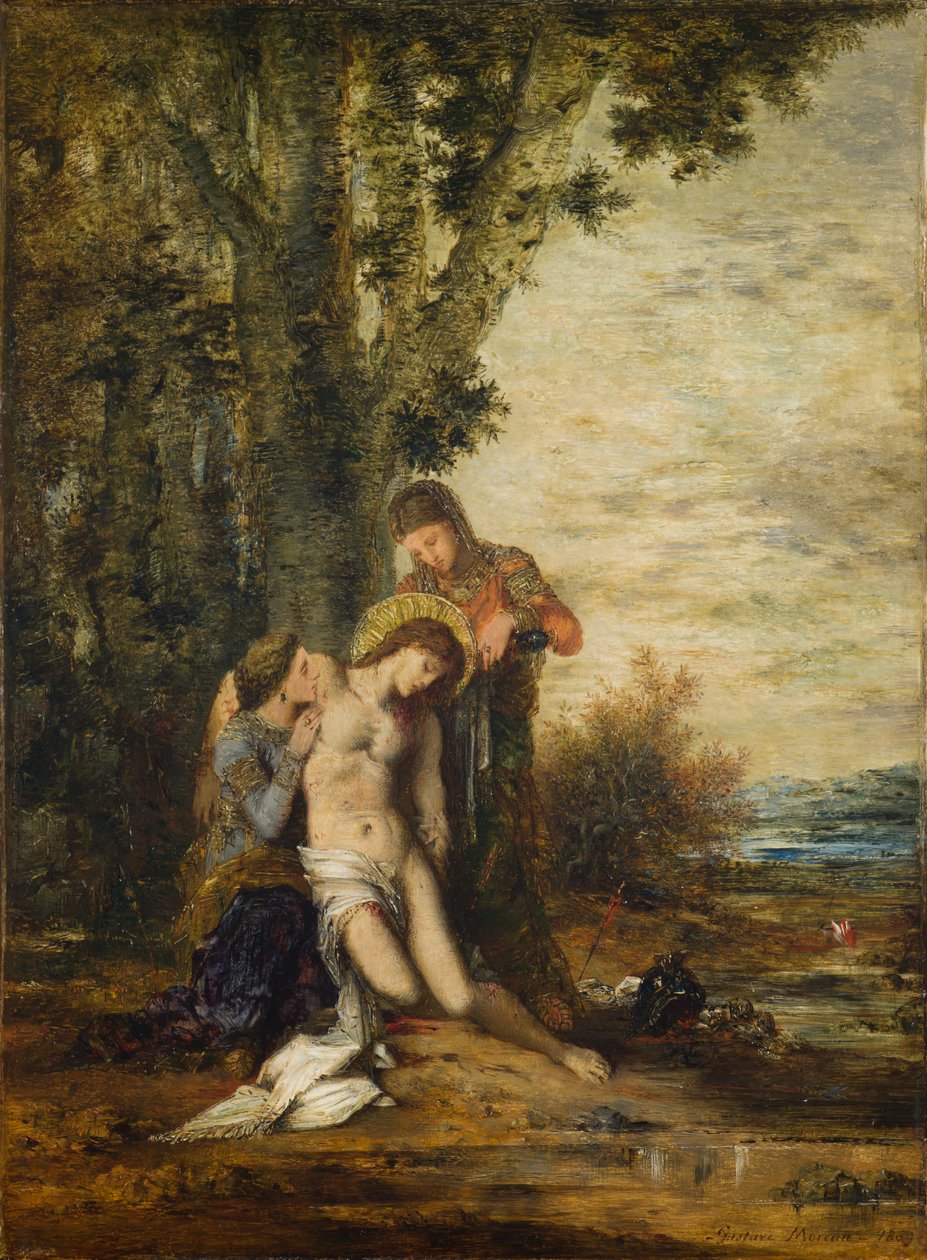 Męczennik św. Sebastiana autorstwa Gustave Moreau