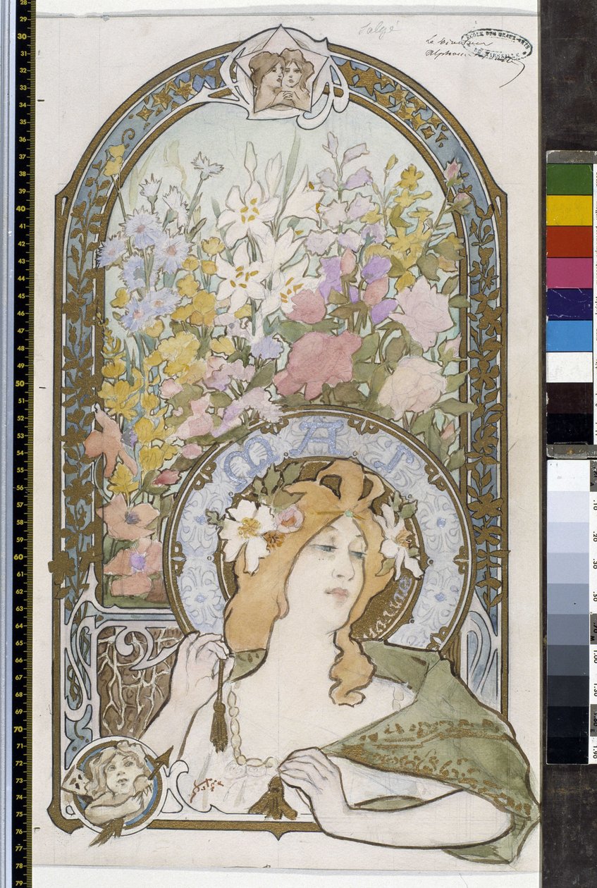 Art Nouveau: plakat Gustave Salge (1878-1946). autorstwa Gustave Salge