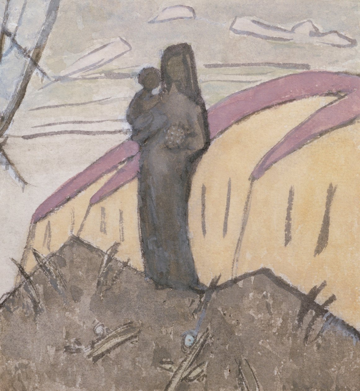 Madonna z Dzieciątkiem autorstwa Gwen John