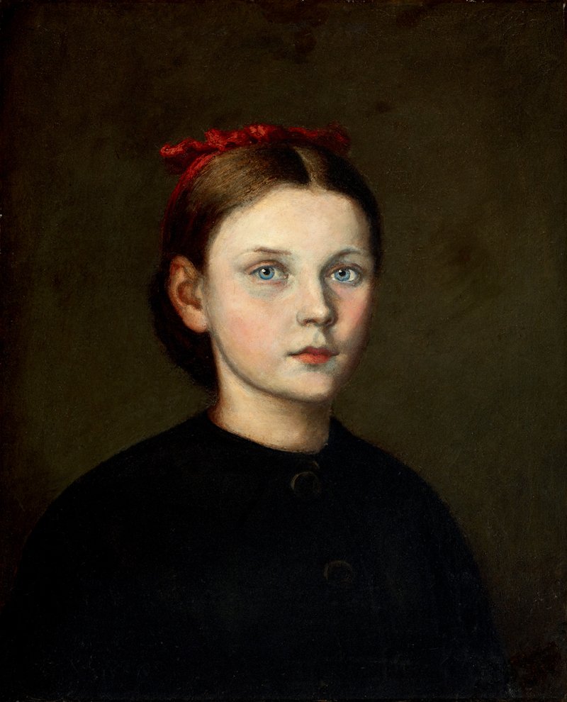 Portret Etelki Benczur Portret młodej dziewczyny autorstwa Gyula Benczúr