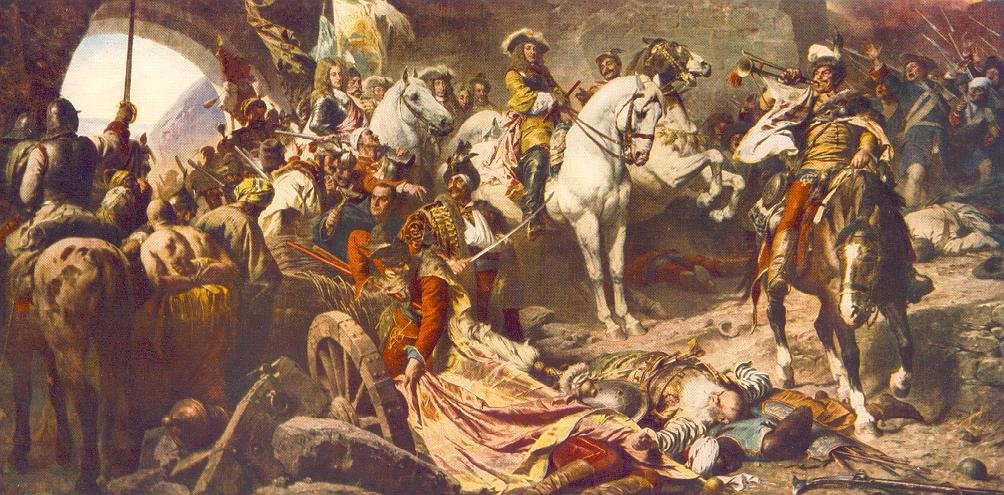 Odbicie Zamku Buda w 1686 r. autorstwa Gyula Benczúr