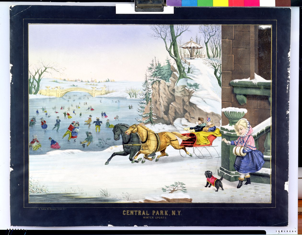 Central Park, Nowy Jork autorstwa H. Schile