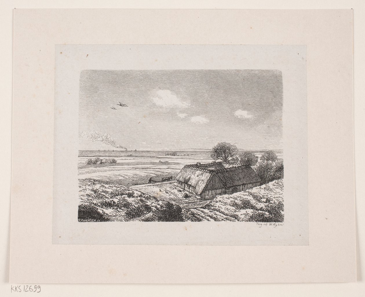 Krajobraz autorstwa H.P. Hansen
