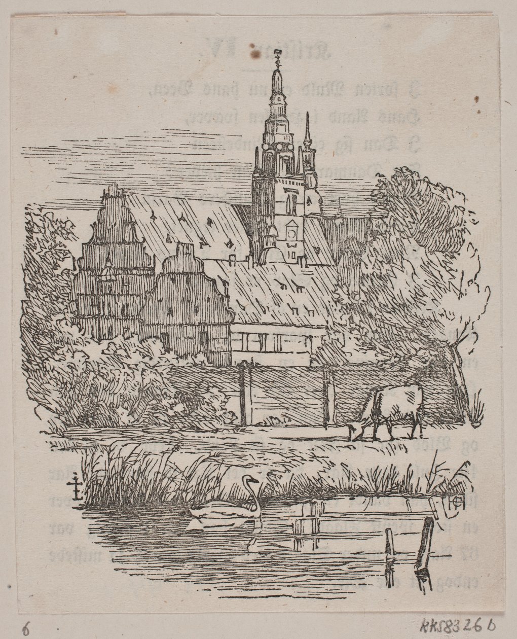 Zamek Frederiksborg autorstwa H. C. Henneberg