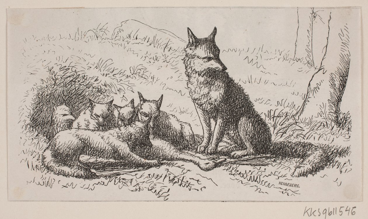 Ilustracja do: „Pan Mikkel” autorstwa H. C. Henneberg