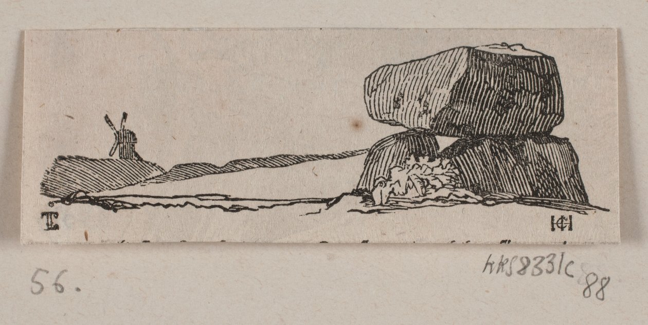 Ilustracja do „Kamiennych pomników” autorstwa H. C. Henneberg
