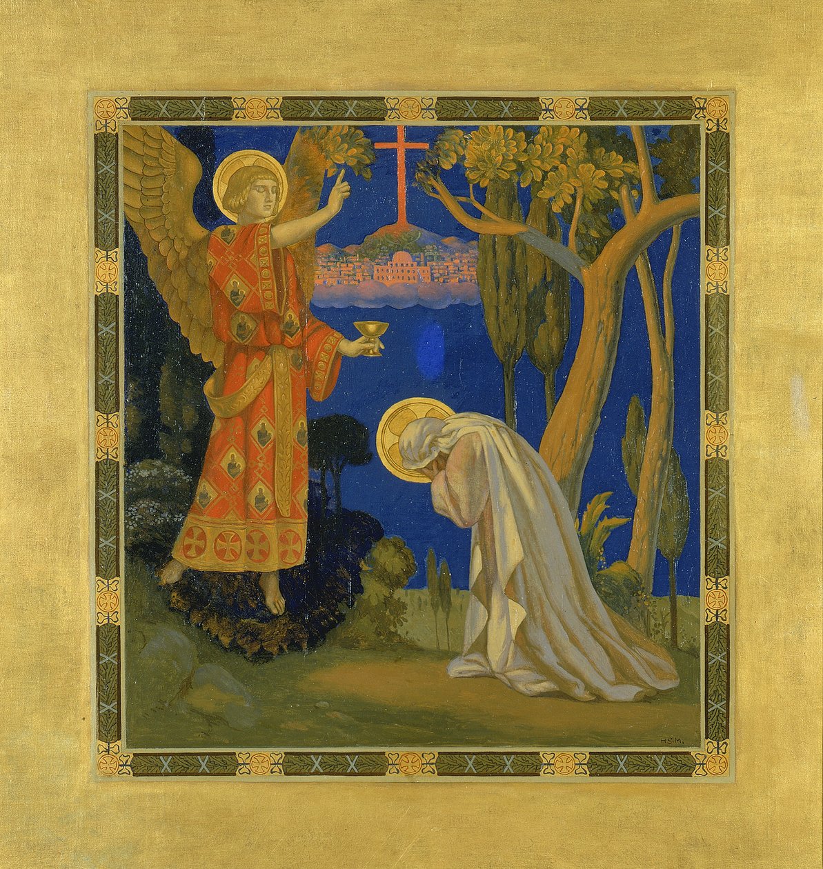 Getsemani, 1915-1925. autorstwa H. Siddons Mowbray