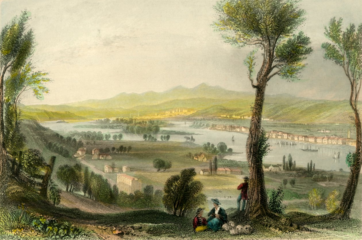 „Widok z góry Ida niedaleko Troi”, ok. 1839 r. autorstwa H Wallis
