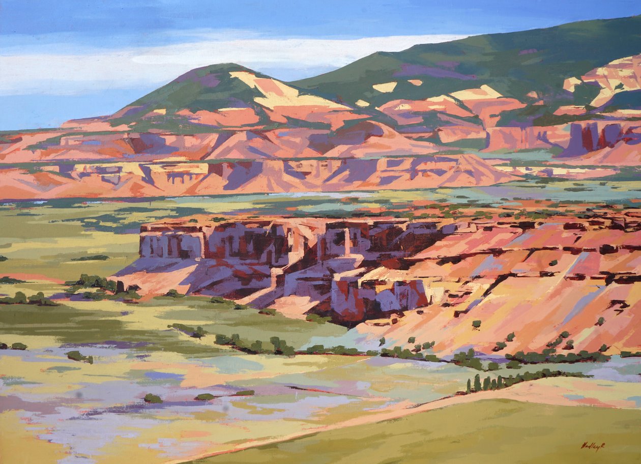 Torrey Overlook, 2024 (olej na płótnie) autorstwa Hadley Rampton