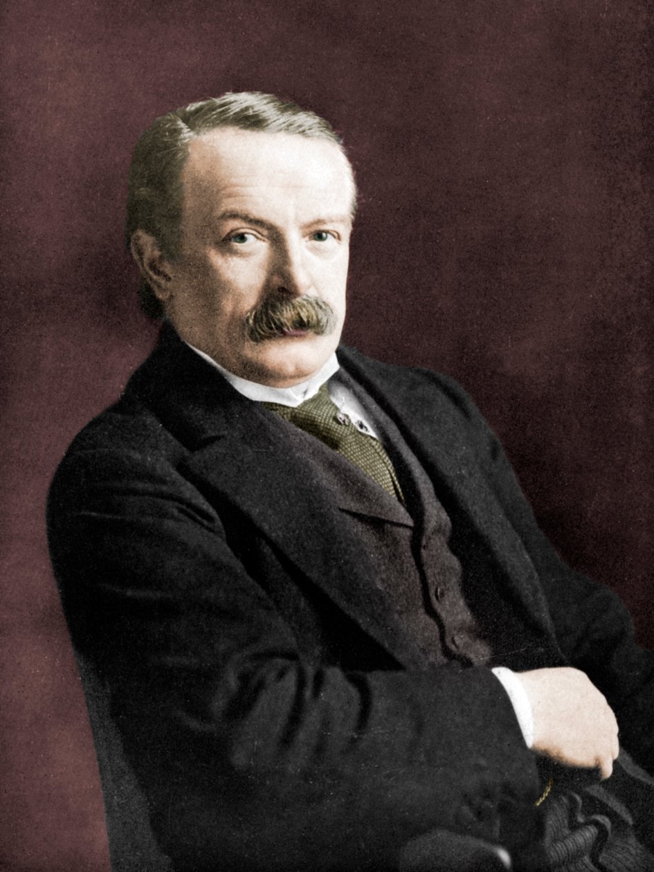 David Lloyd George, polityk brytyjski, c1920 autorstwa Haines