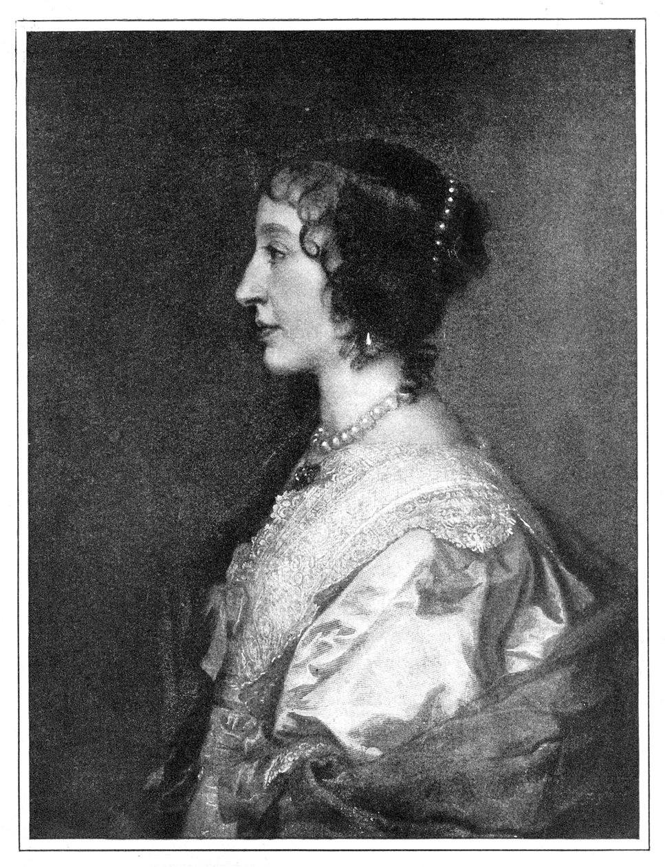 Henrietta Maria z Francji 1609-1669, 1899. autorstwa Hanfstaengel
