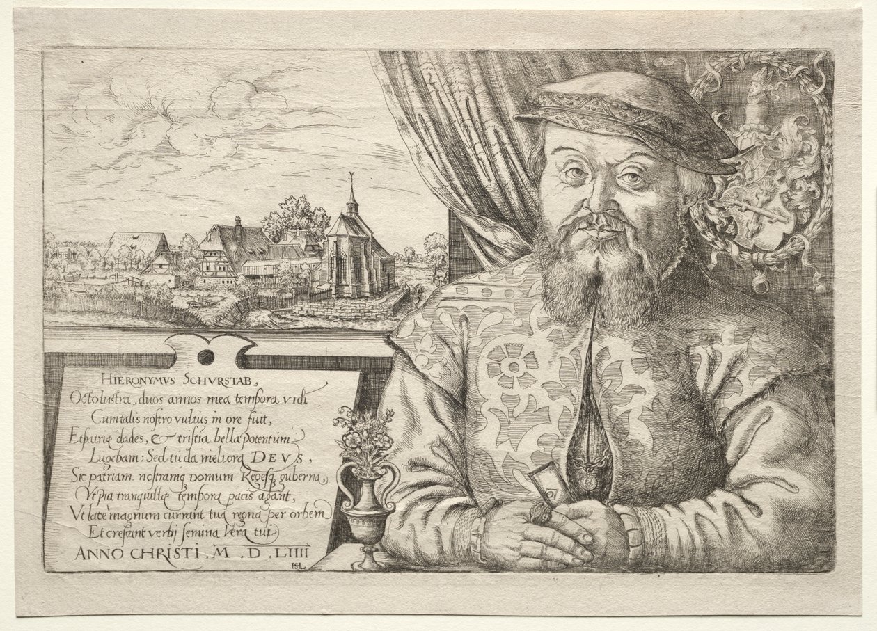 Hieronymus Schurstab, burmistrz Norymbergi autorstwa Hanns Lautensack