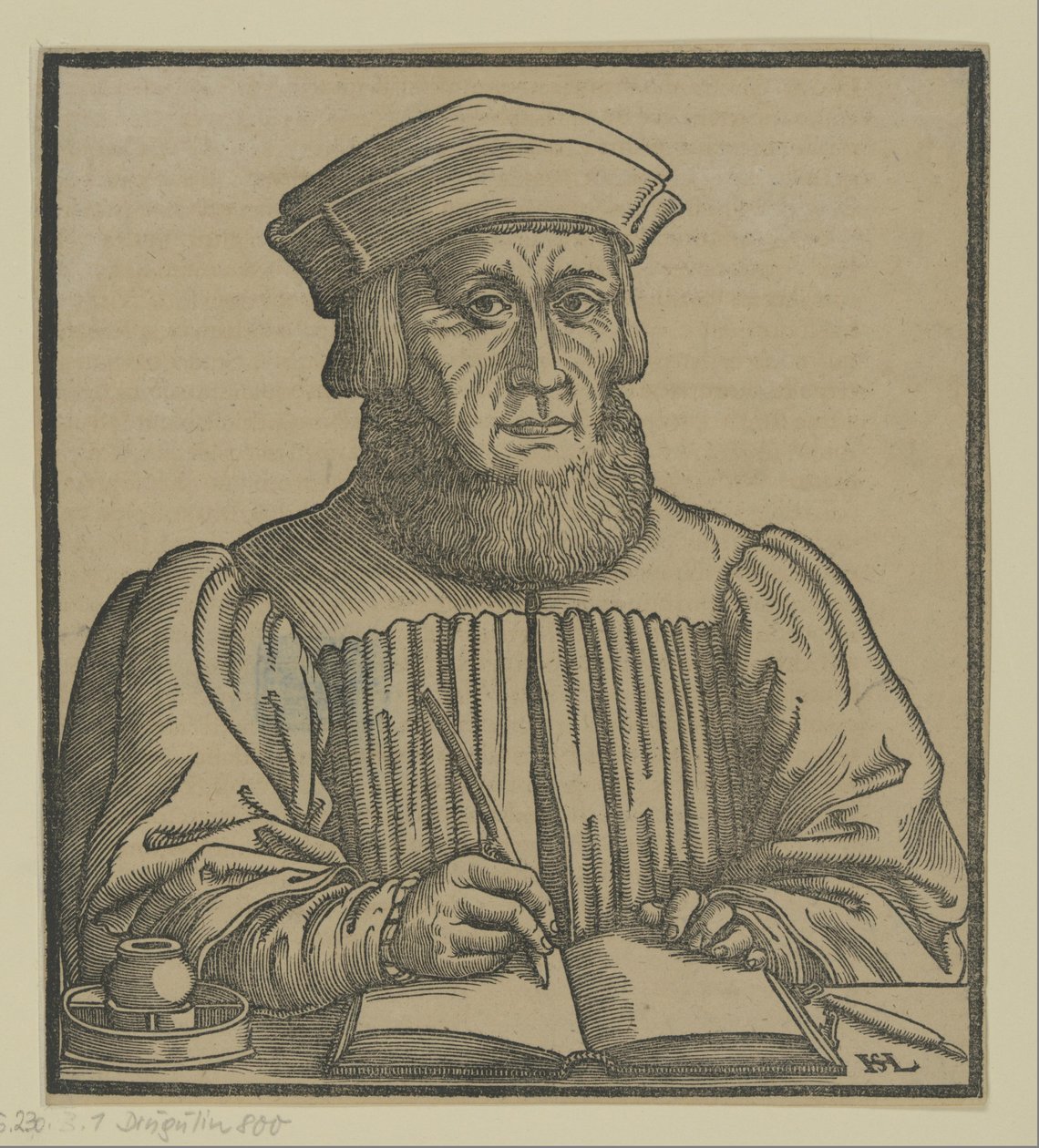 Johann Aventinus (1554) autorstwa Hanns Lautensack
