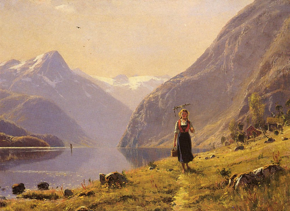 przez fiorda autorstwa Hans Dahl