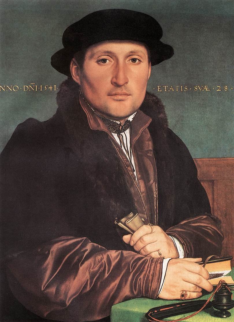 Portret młodego mężczyzny autorstwa Hans Holbein der Jüngere