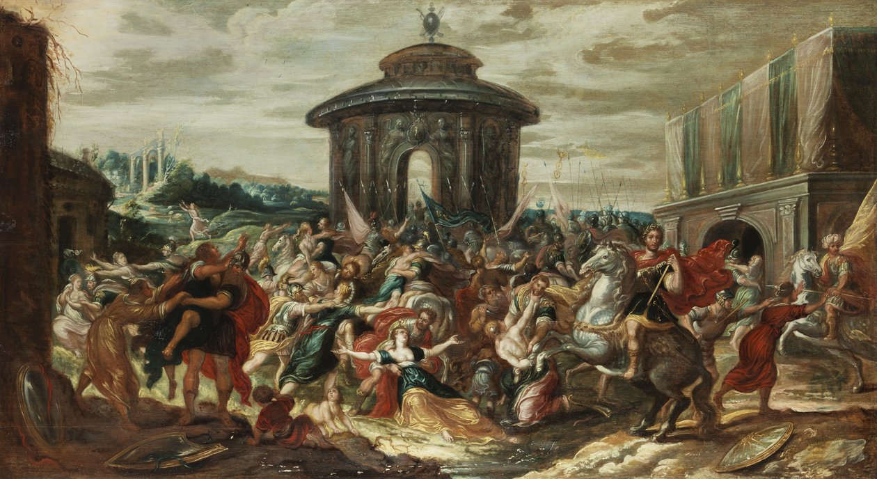 Rabunek Sabinek autorstwa Hans III Jordaens