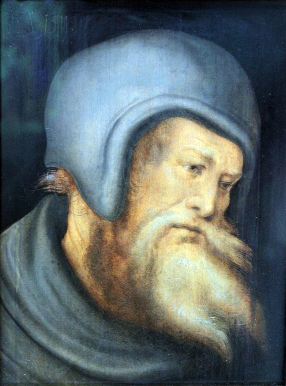 Głowa brodatego mężczyzny autorstwa Hans Leonhard Schäufelein