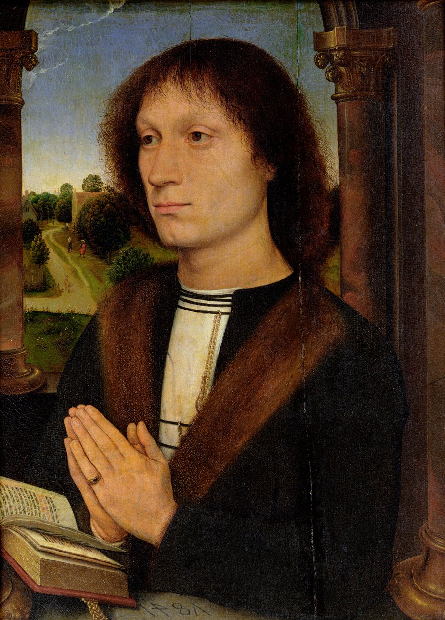 Benedetto Portinari (1466-1551) portretas 1487 poli autorstwa Hans Memling