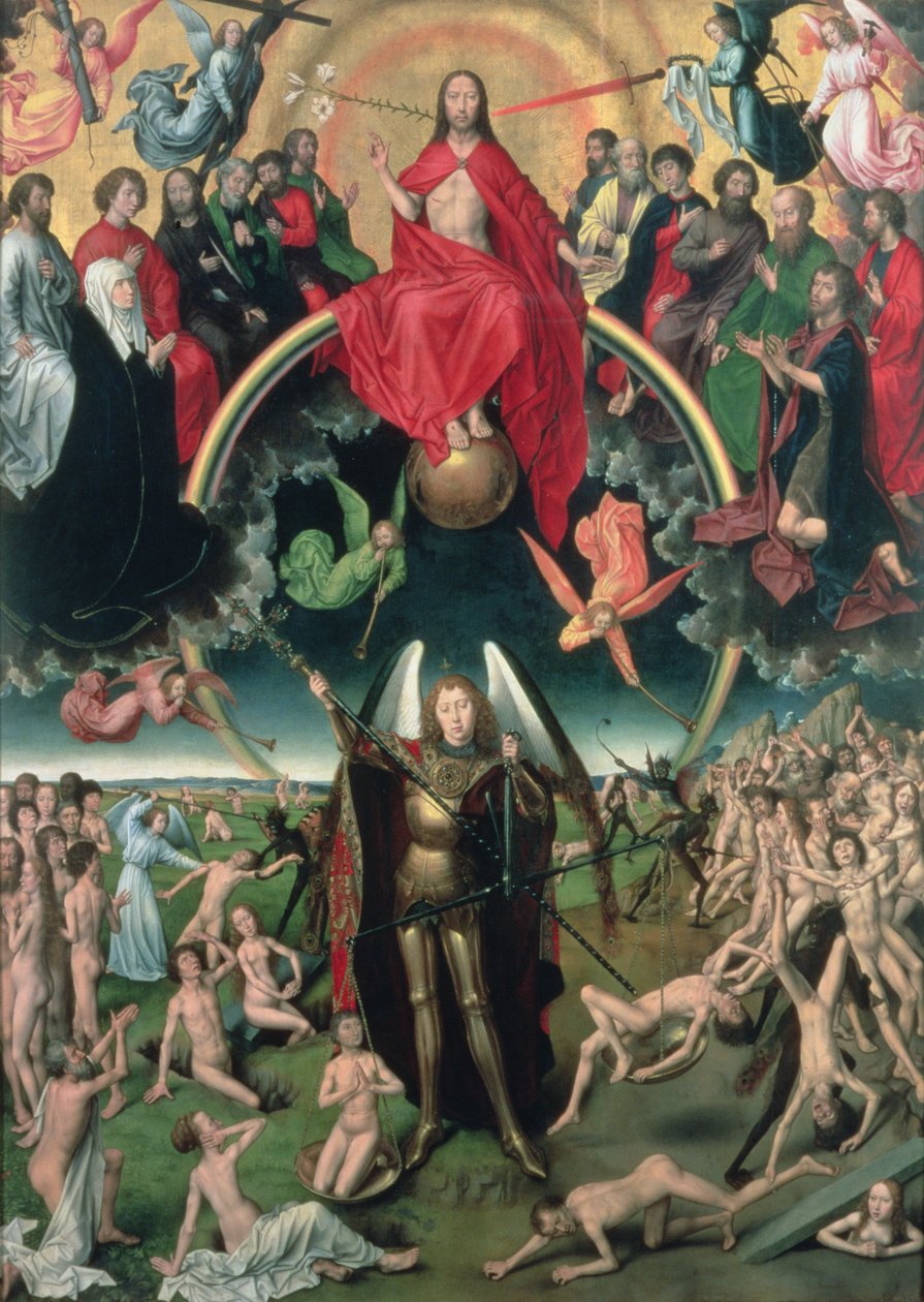Sąd Ostateczny, 1473 (panel centralny) autorstwa Hans Memling