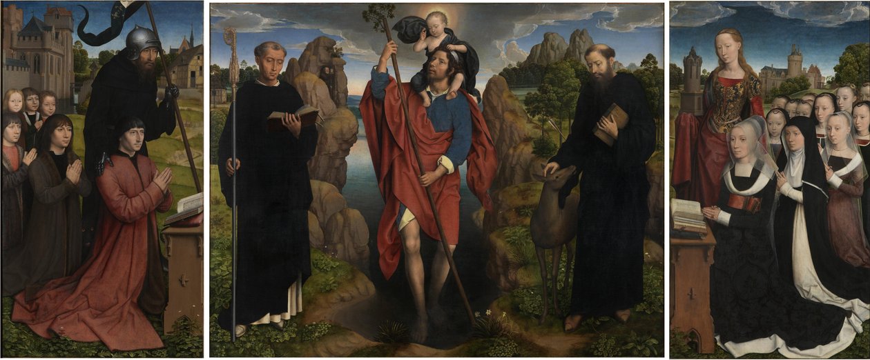Tryptyk Willema Moreela autorstwa Hans Memling