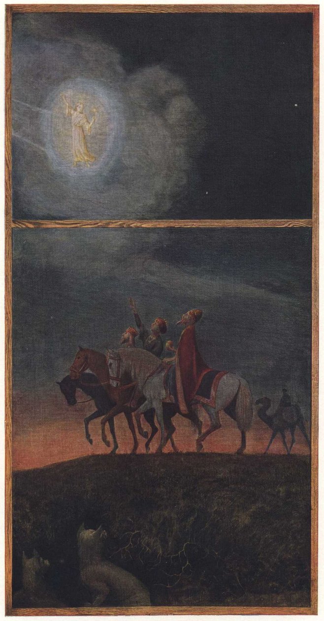 The Three KingsAngielski: three mądrych mann autorstwa Hans Thoma