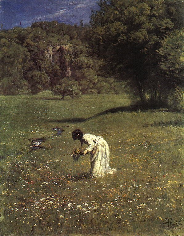 Leśna łąka autorstwa Hans Thoma