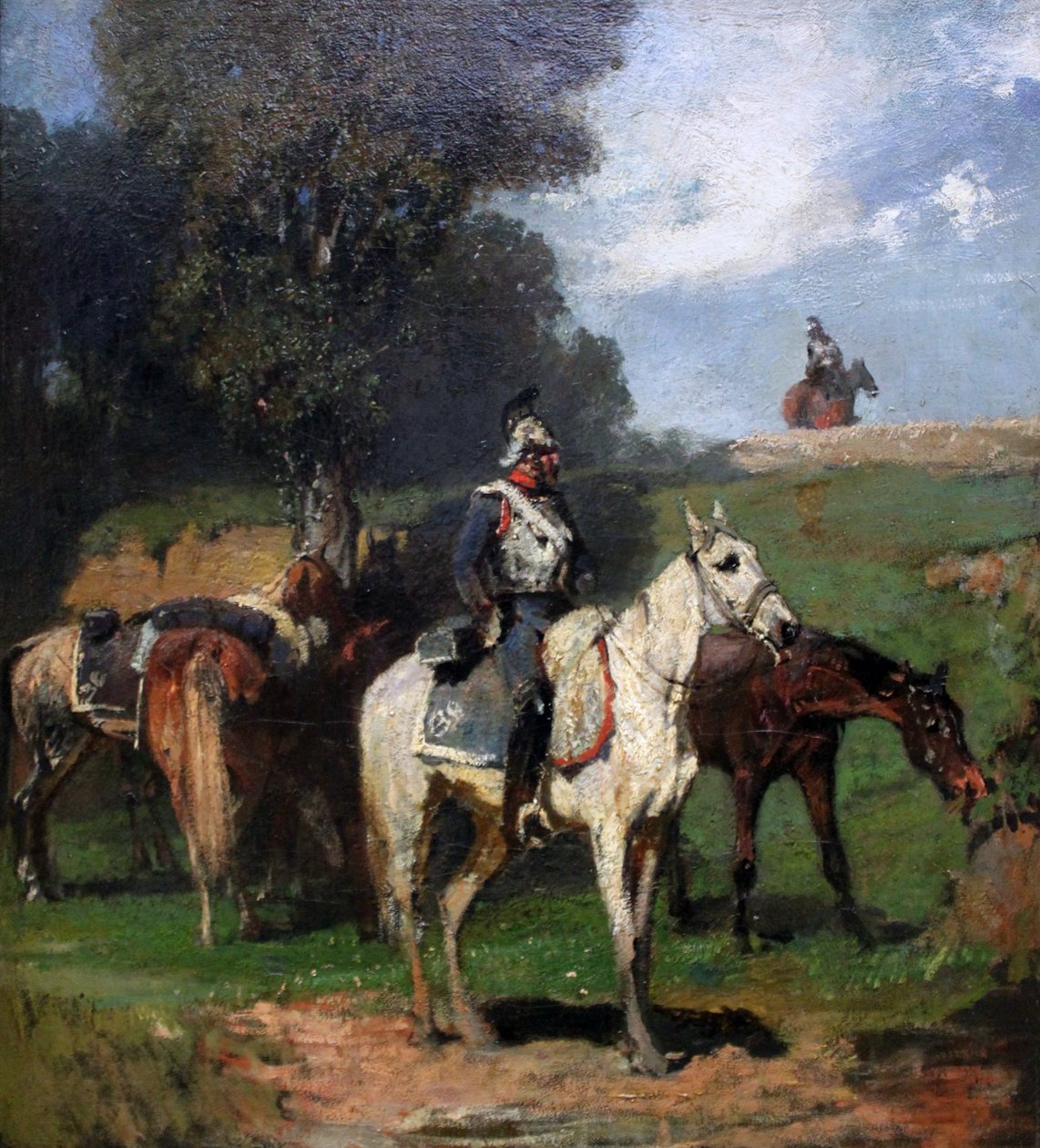Smoki zatrzymujące się autorstwa Hans von Marées