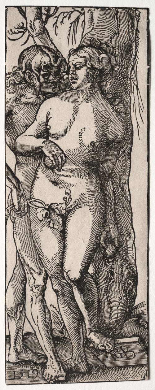 Adam i Ewa autorstwa Hans Baldung