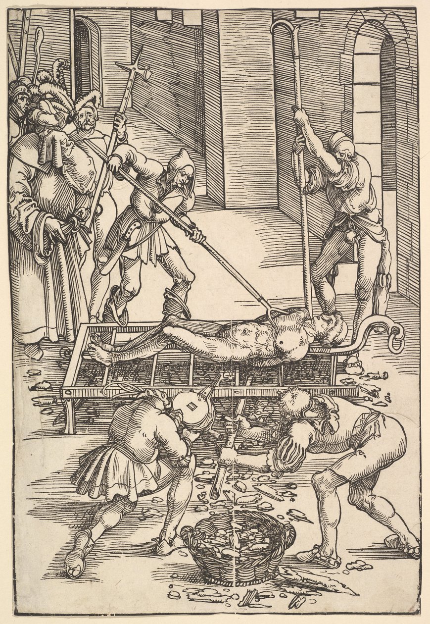 Męczeństwo św. Wawrzyńca, ca. 1505. autorstwa Hans Baldung