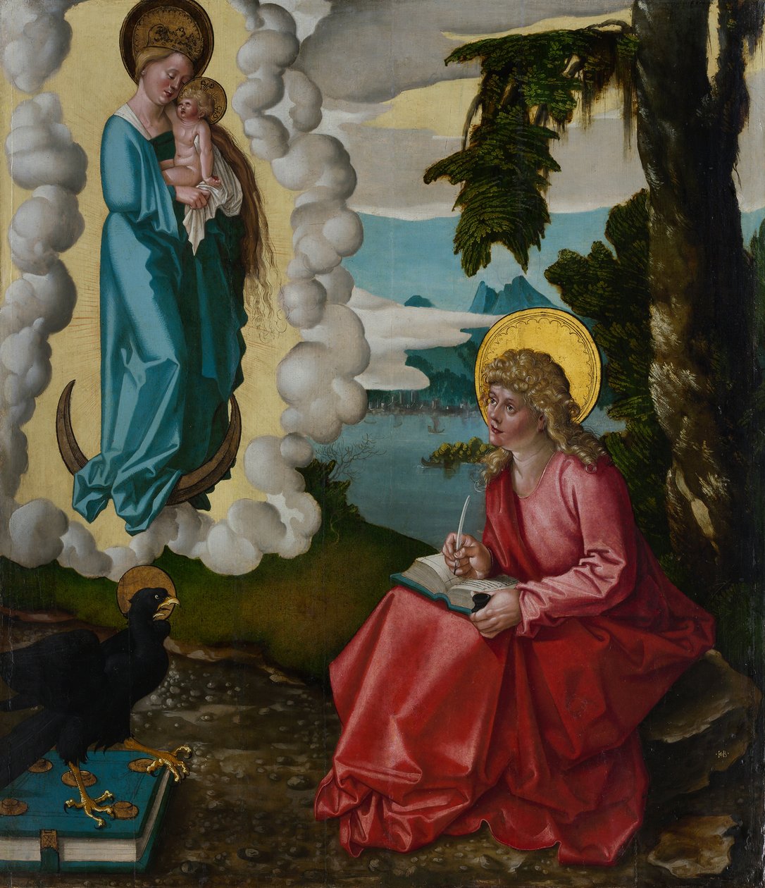 Św. Jan na Patmos, ca. 1511. autorstwa Hans Baldung