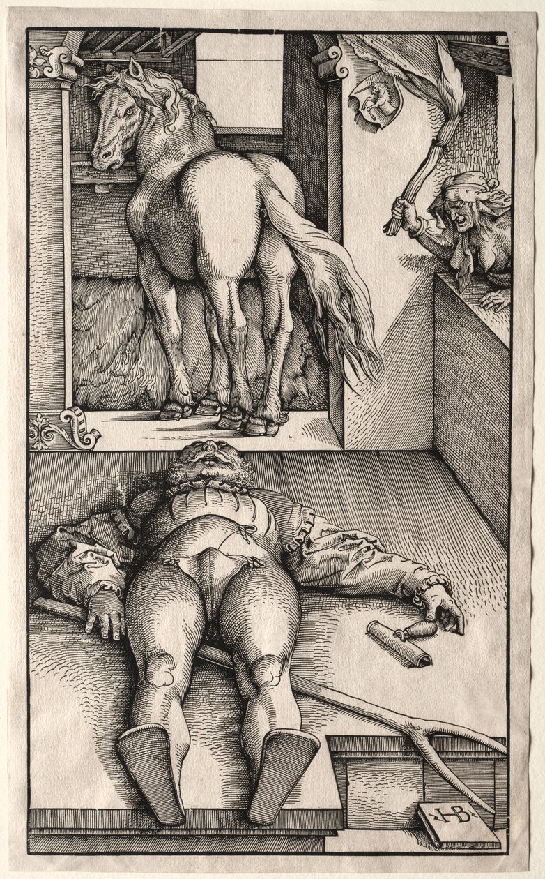 Zaczarowany Pan Młody autorstwa Hans Baldung