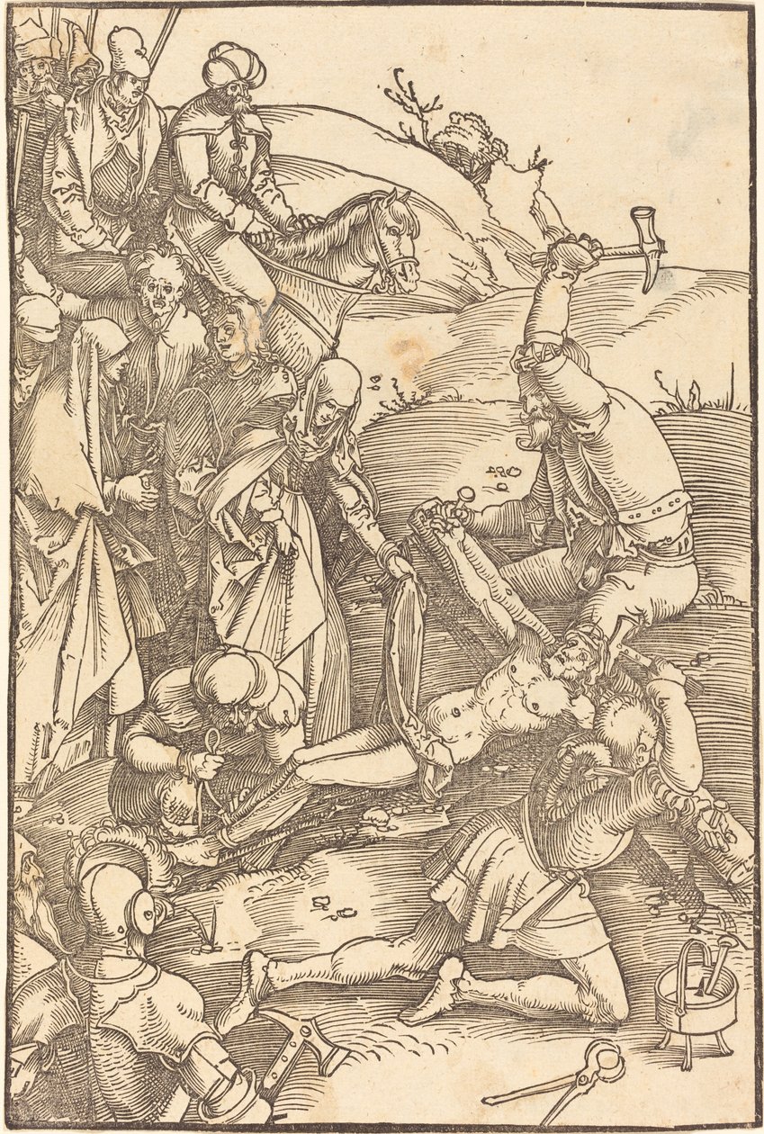 Chrystus przybity do krzyża autorstwa Hans Baldung Grien