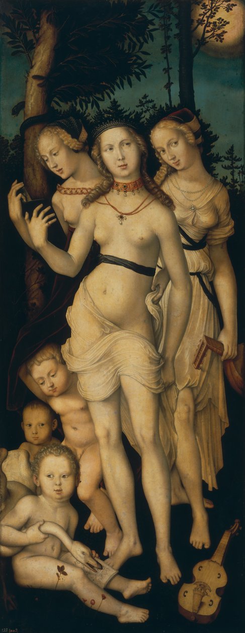 Harmonia czyli Trzy Gracje autorstwa Hans Baldung Grien
