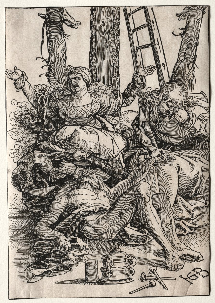 Lamentacja, ok. 1515-17. autorstwa Hans Baldung Grien